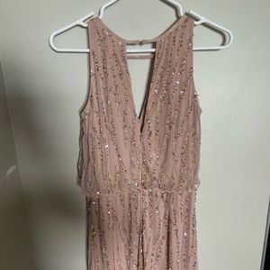 Aidan Mattox formal dress in light pink. Size 2. Worn once.